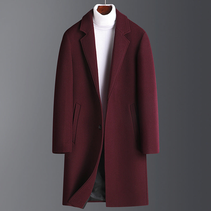Wool Casual Winter Thickened Velvet Woolen Coat