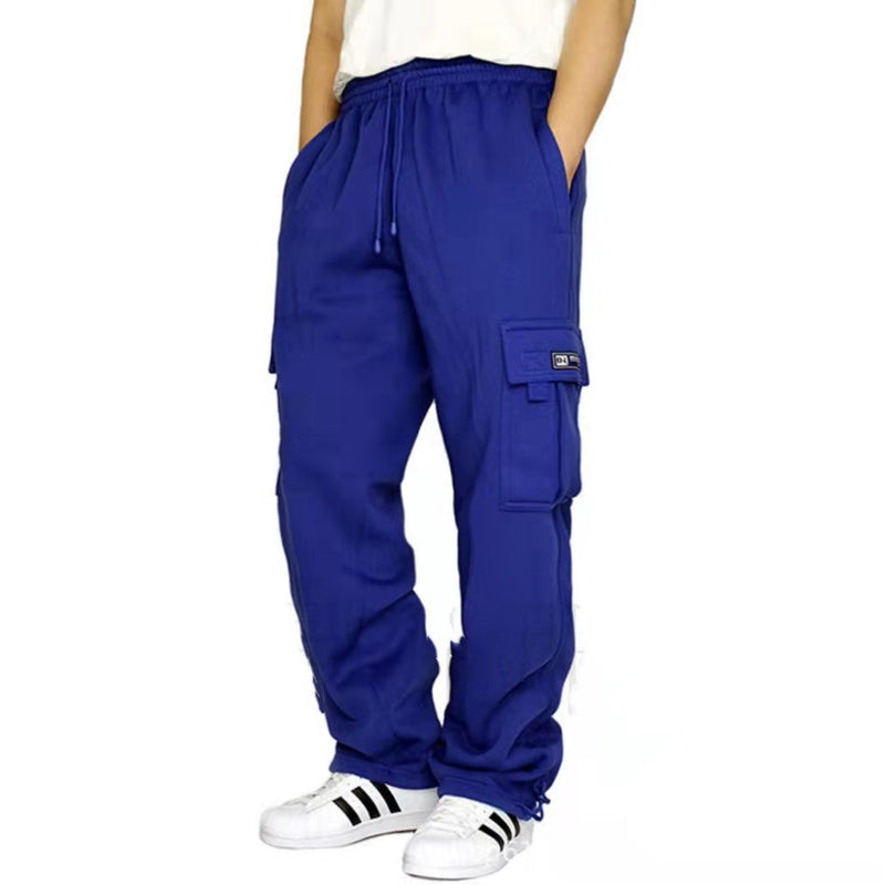 Men Stretch Elastic Waist Jogger Sports Pants