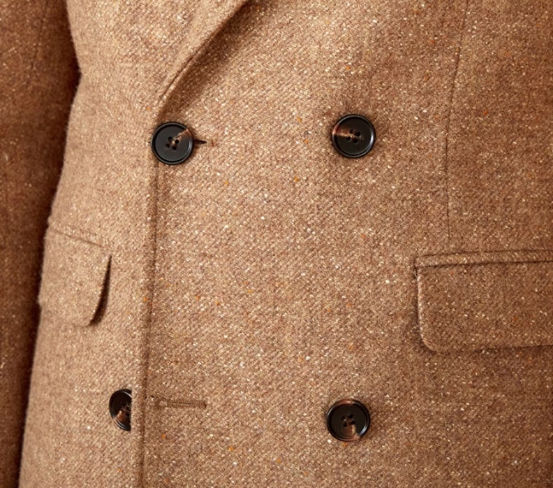 Color Dots Mid-length trench Coat