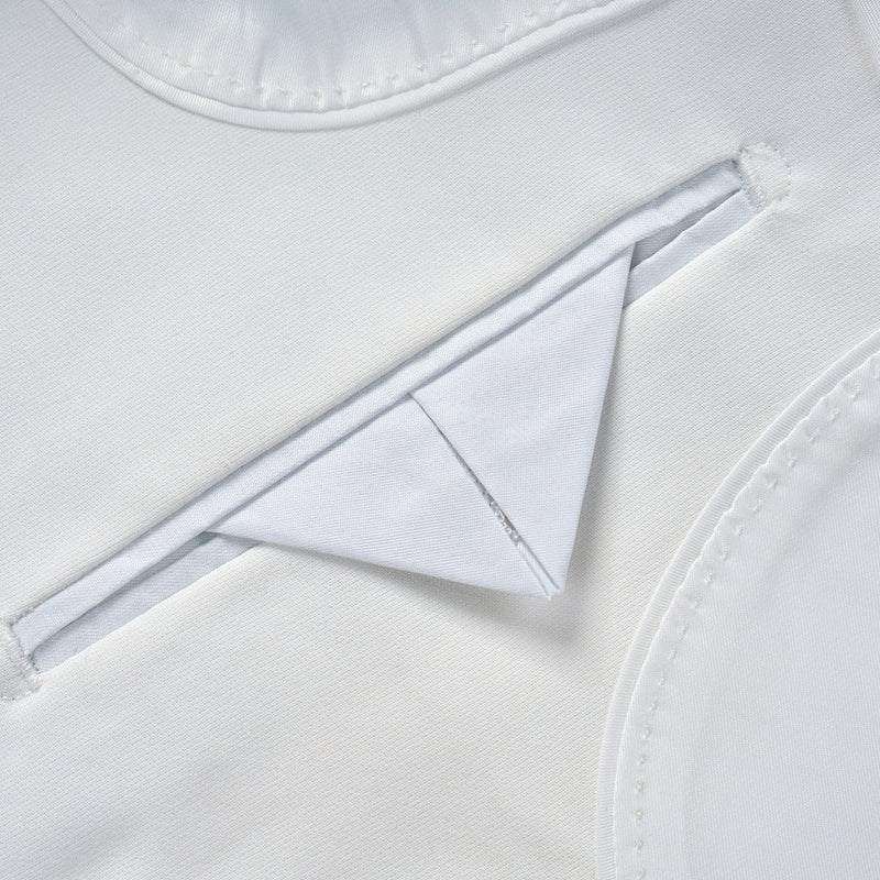 Men's White Zhongshan Suit set
