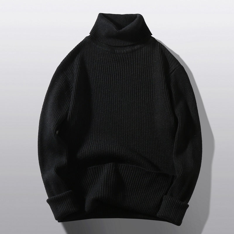 Loose And Simple Bottoming Striped Knitwear