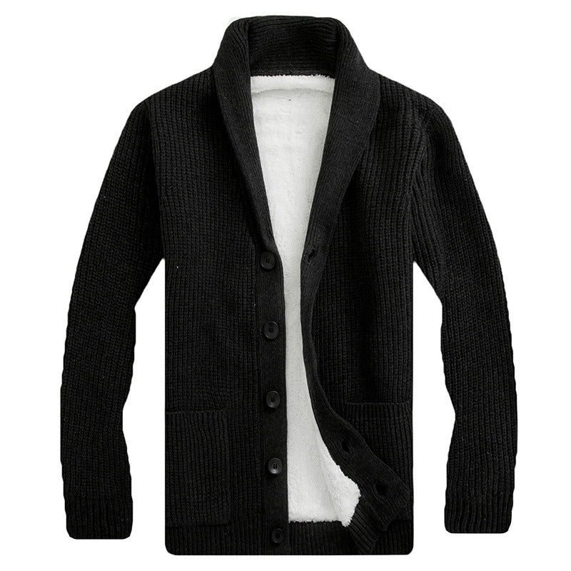 Knitwear Men's Cardigan Lapel sweater