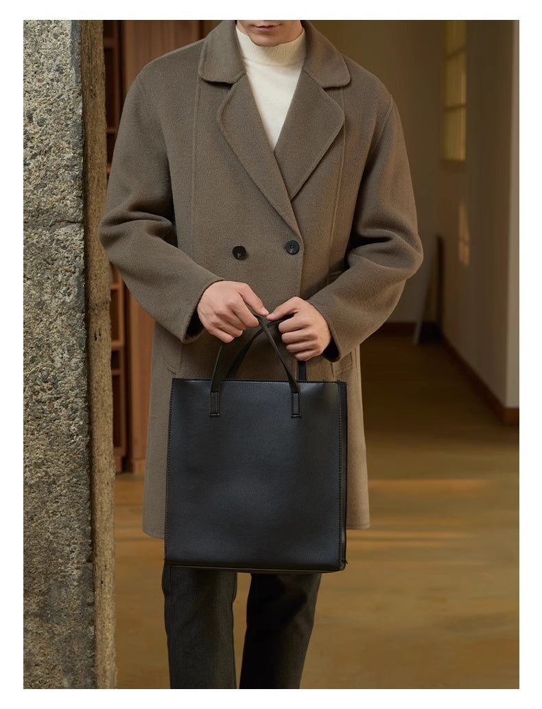 Double-sided Mid-length Woolen Thick Coat