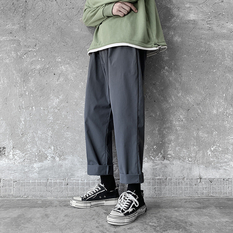 Men's Autumn Korean-style Western Style Leisure Trousers