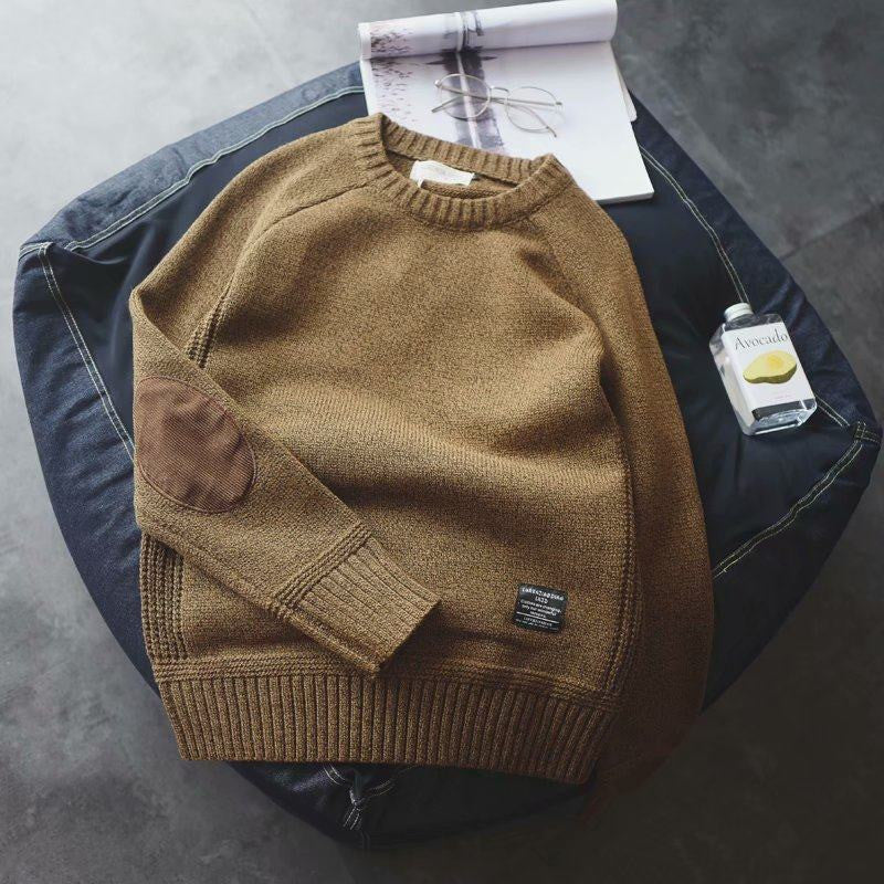 Slim Men's Knit Bottoming sweatshirt