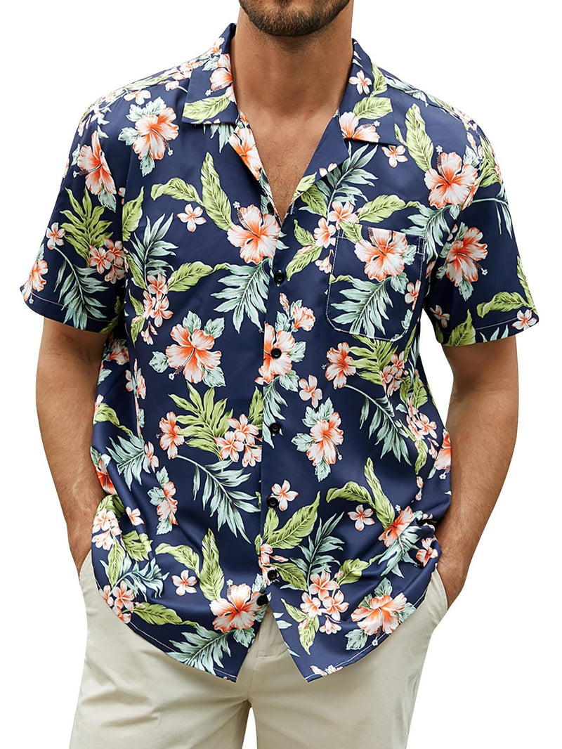 Men's Personalized Hawaiian 3D Printed Shirt