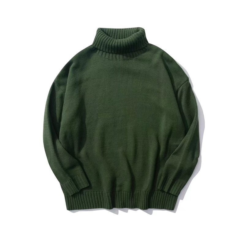 Simple Versatile Couple Turtleneck Sweater