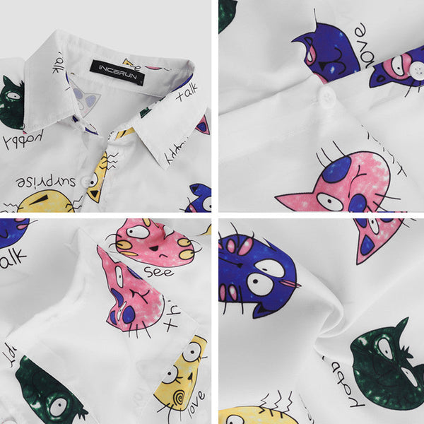 Slim men's Printed shirt