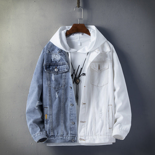 Loose Panel Denim Jacket