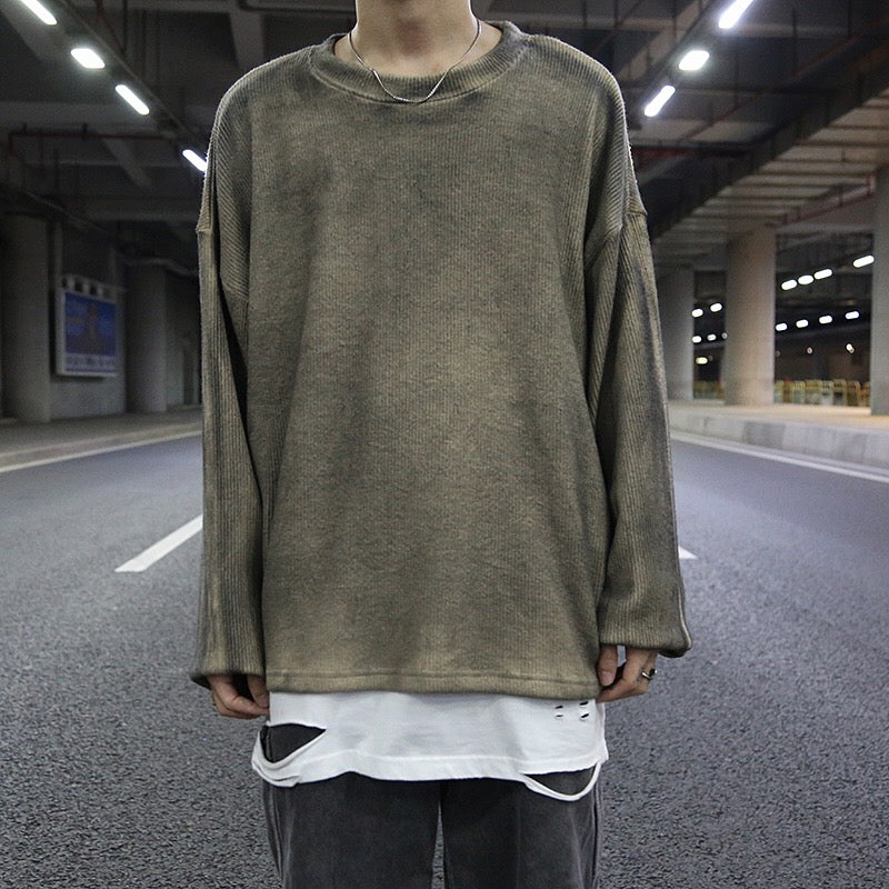 Loose Shoulder Sweater