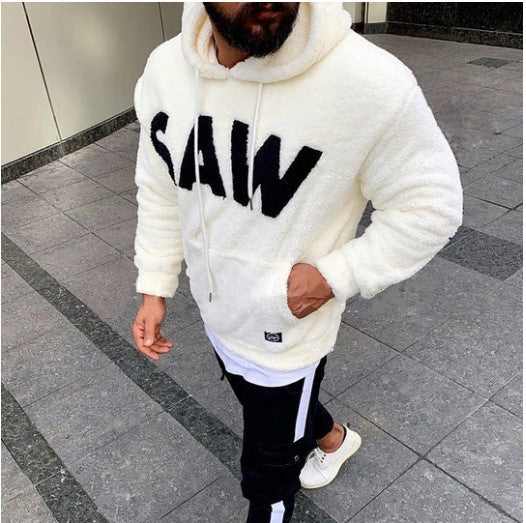 Men's Solid Color Sweatshirt DIY Hoodie