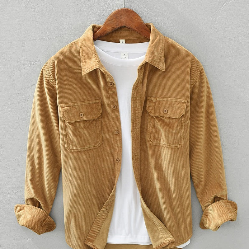 Spring Students All-matching Loose Solid Color Shirt