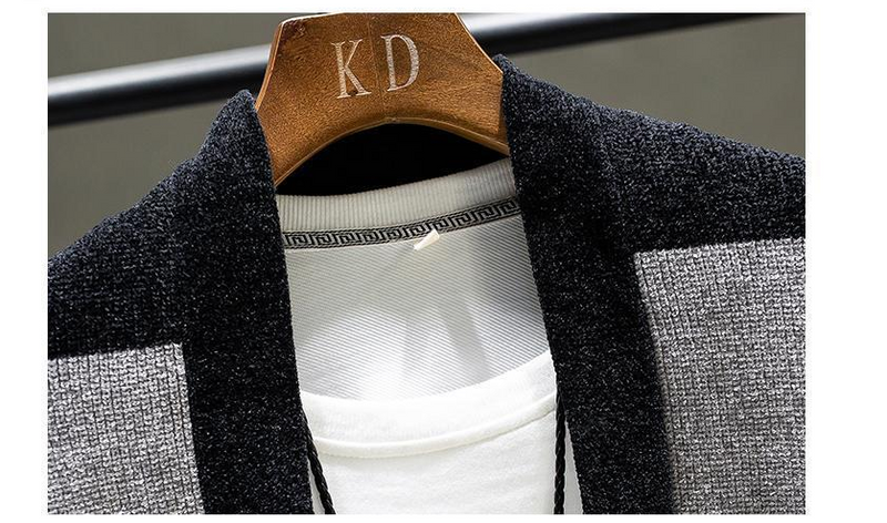 Men Korean Thick Knitted Coat For Men