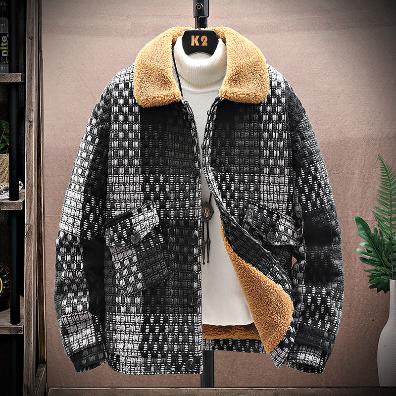 Lambswool Thickened Men's jacket