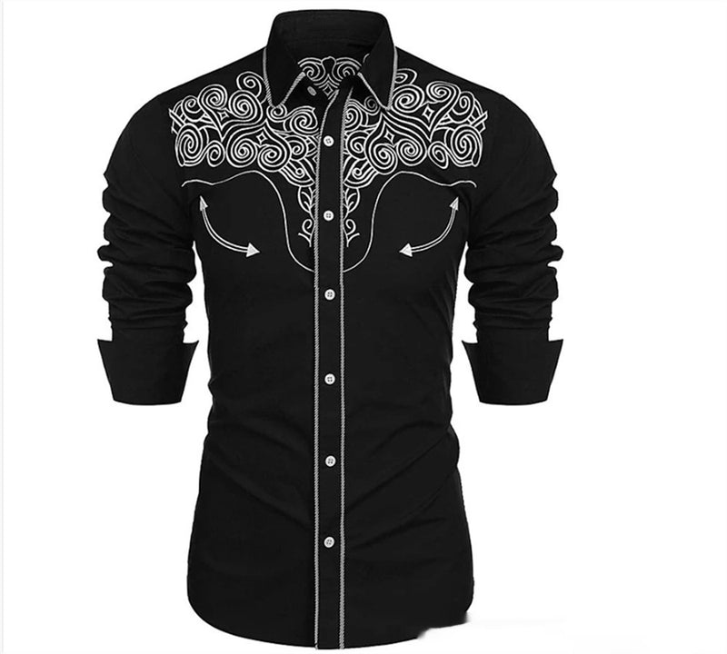 Men's Loose Casual Long Sleeves Shirt
