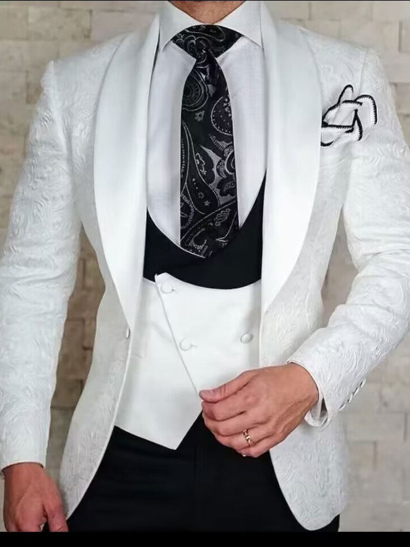 Men's Three-piece Slim-fit Business Suit