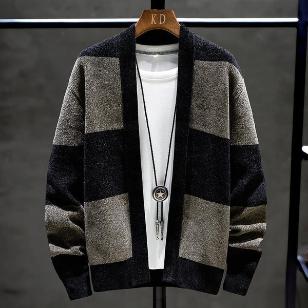 Men Korean Thick Knitted Coat For Men