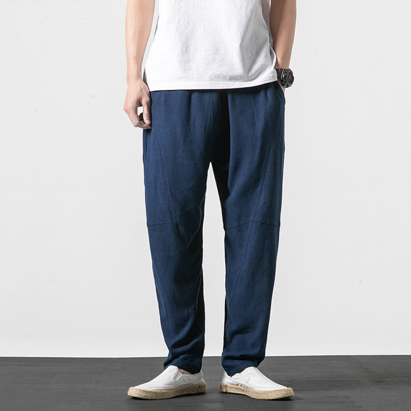 Men's Loose Polyester Harem Pants