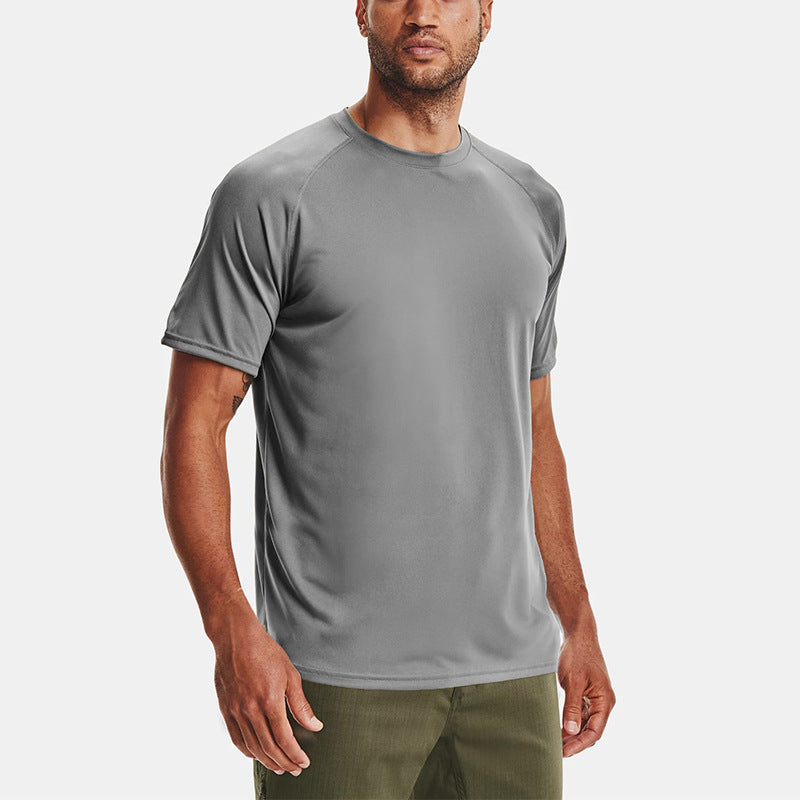 Summer Exercise Men's Loose Round Neck t-shirt