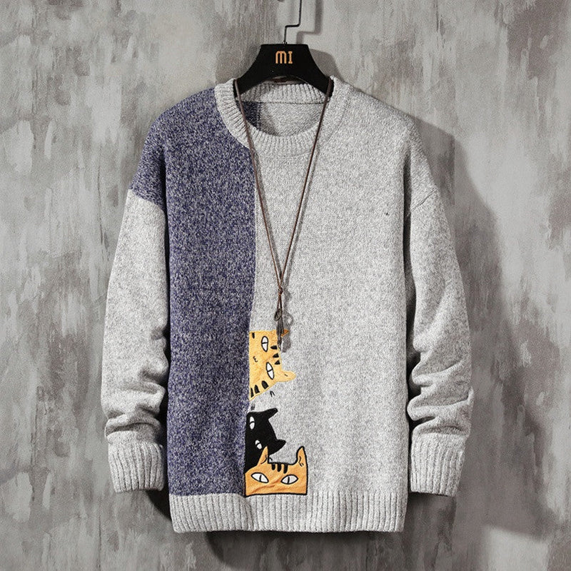 Thick Knitted Sweater for men