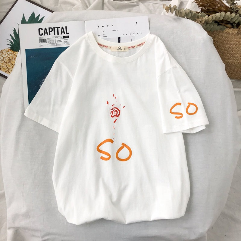 Men's Loose Casual Half Sleeves t-shirt