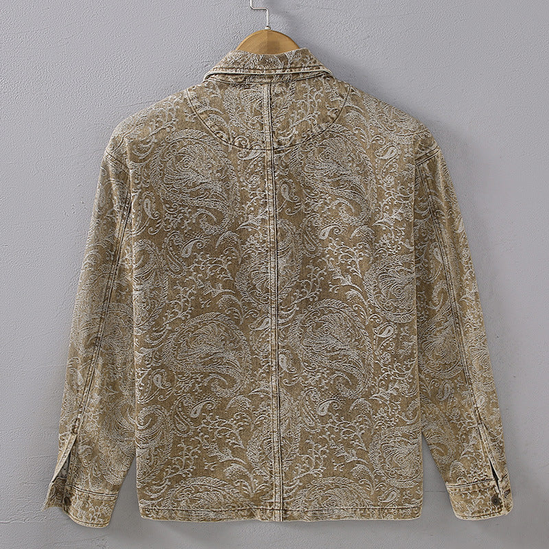 Heavy Craft Wash Denim shirt jacket