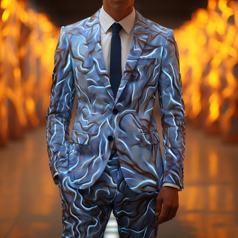 Men's 3D Digital Printing suit for party