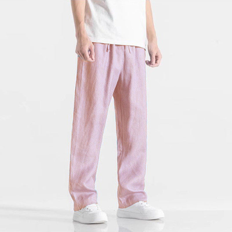 Men's Ultra-thin Baggy Straight Trousers