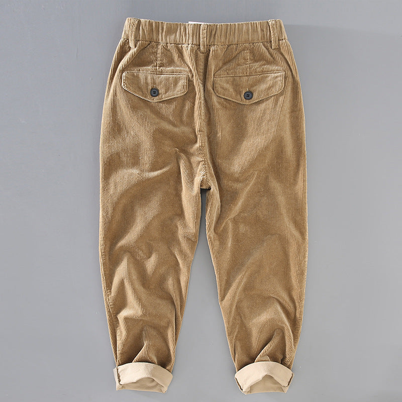 Corduroy Loose Casual Pants Men
