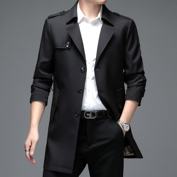 Single-breasted High-end Plus Size Men's Jacket