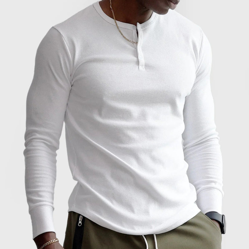 Men's Slim Fit Radian Workout Long Sleeve Sports T-shirt