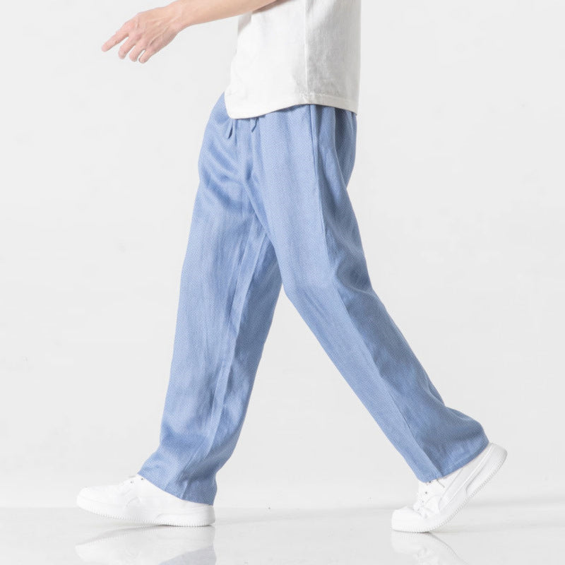 Men's Ultra-thin Baggy Straight Trousers