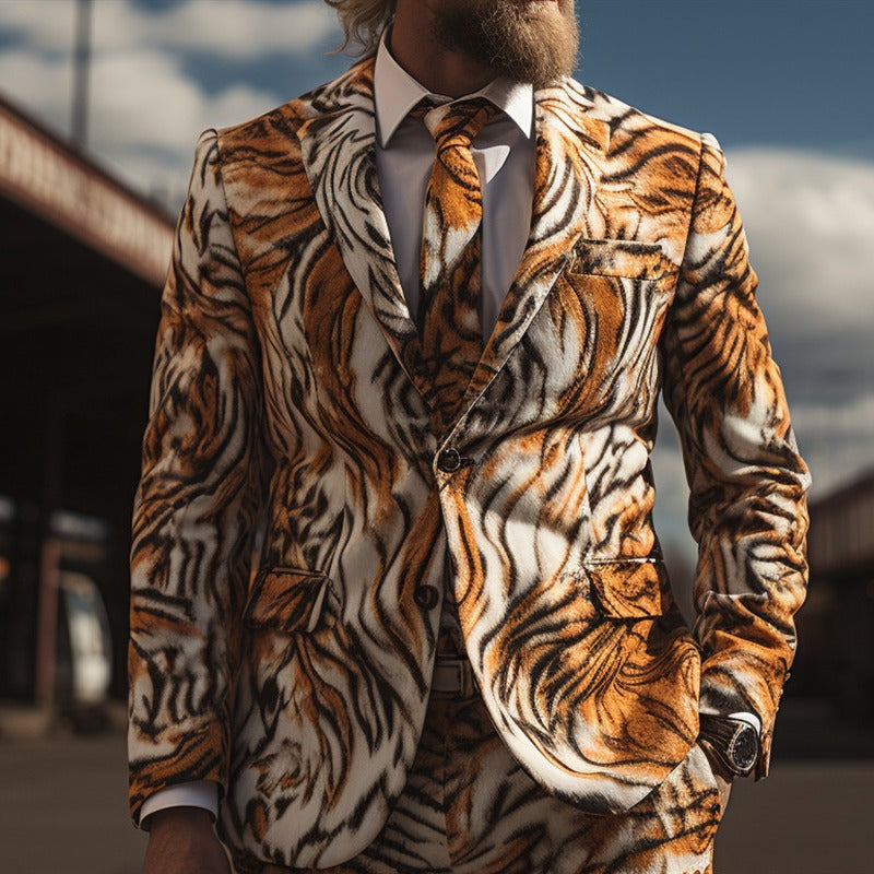 Men's 3D Digital Printing suit for party