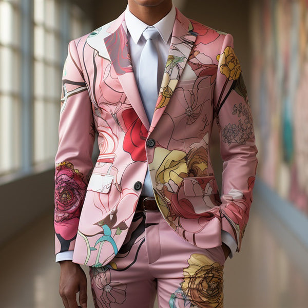 Men's 3D Digital Printing suit for party