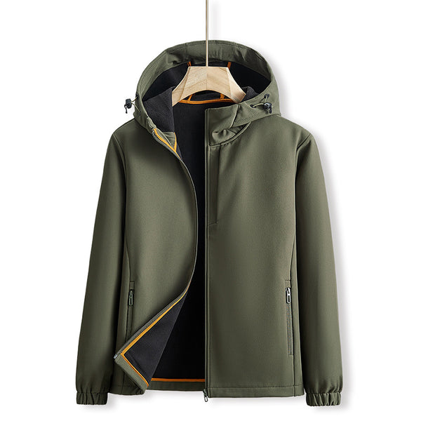 Soft Shell Men's FallWinter Outdoor Shell Jacket