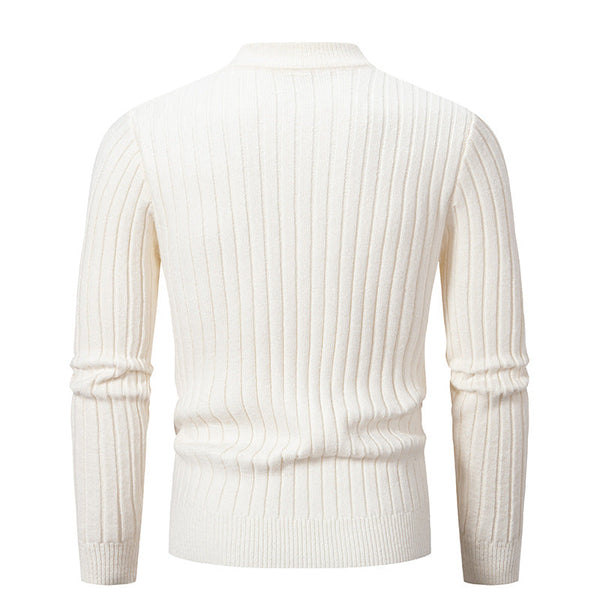 Men's Stand Collar Sweater