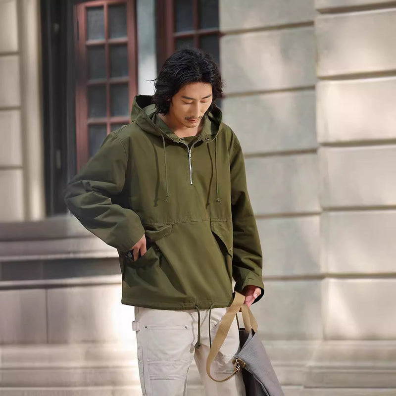 Hooded Camouflage Outdoor Parka hoodie