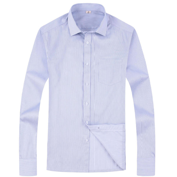 Men's Long Sleeve Spring And Autumn Middle-aged Loose Casual Shirt