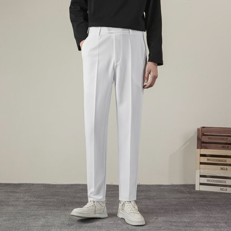 Men's Straight Casual Suit Pants
