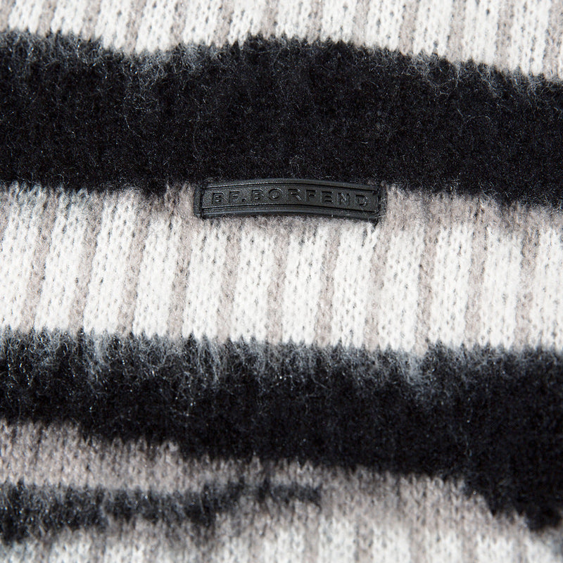 Long-sleeved Pile Collar Pullover Sweater