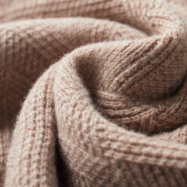 Woolen Men's Half Turtleneck Thickened Sweater