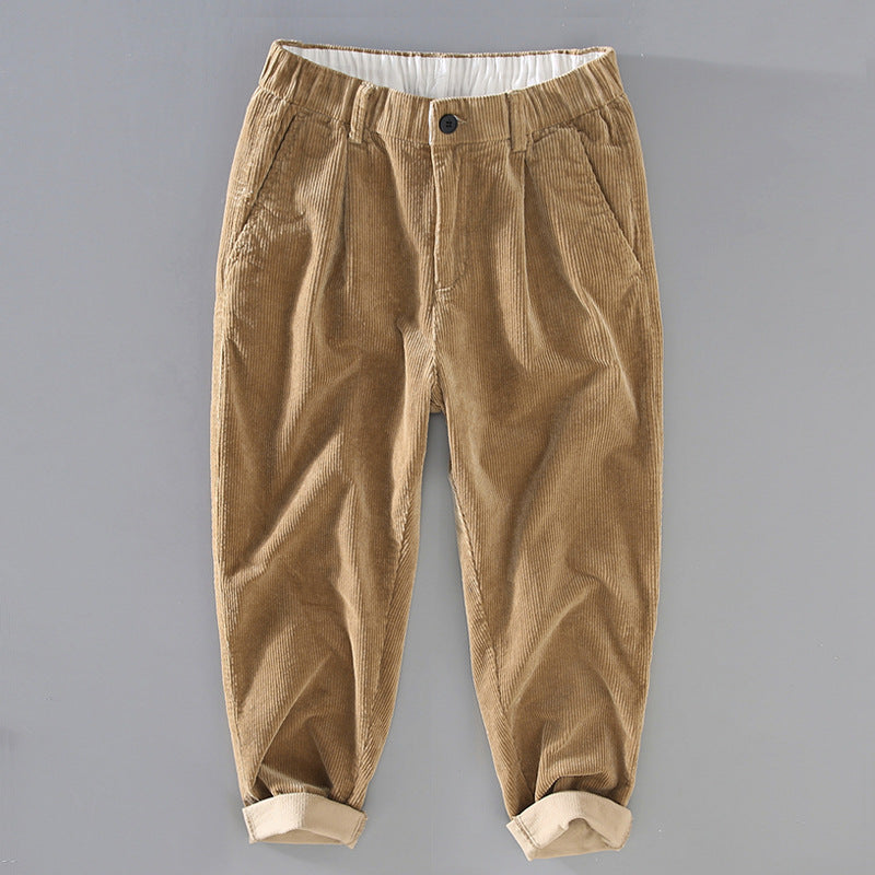 Corduroy Loose Casual Pants Men