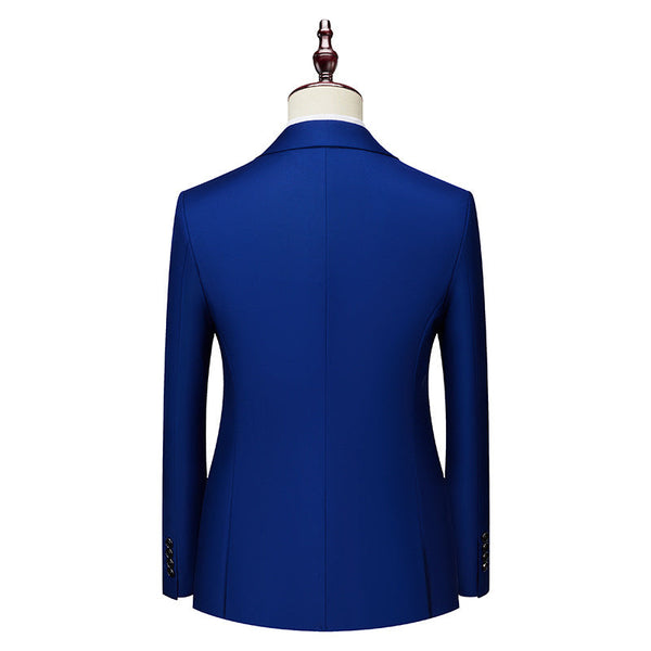 Men's Business Casual Double-breasted Suit Jacket