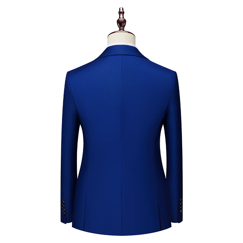 Men's Business Casual Double-breasted Suit Jacket