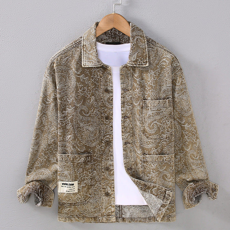 Heavy Craft Wash Denim shirt jacket