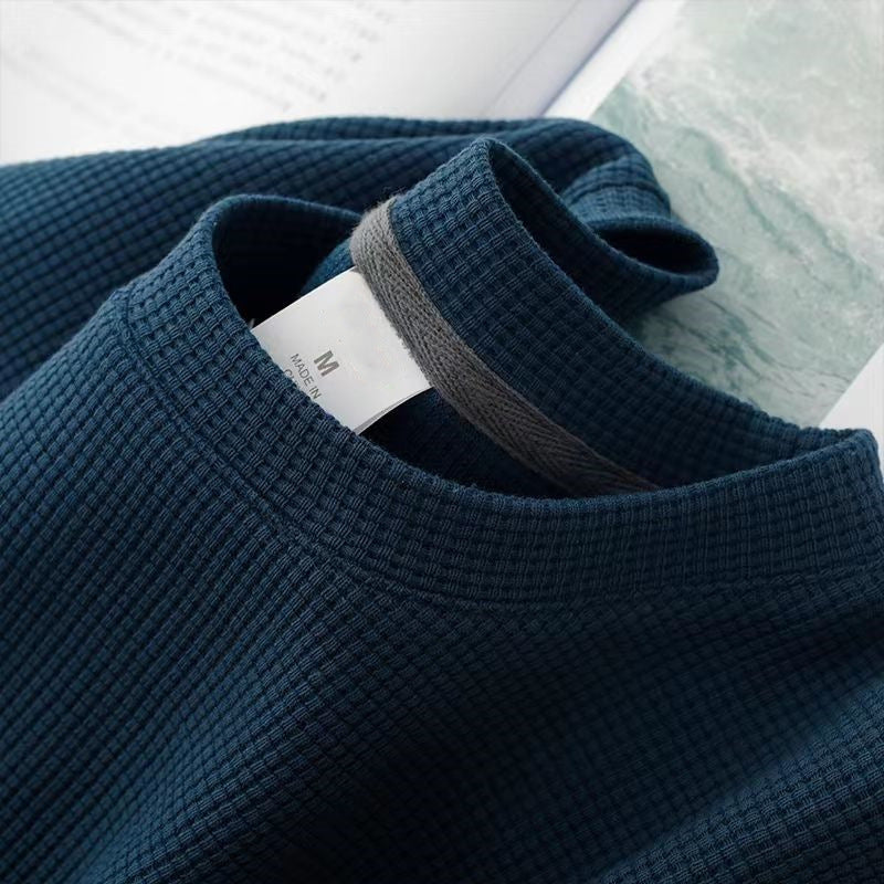 Summer Japanese Round Neck Half Sleeve Top Loose Casual Solid Color t-shirt