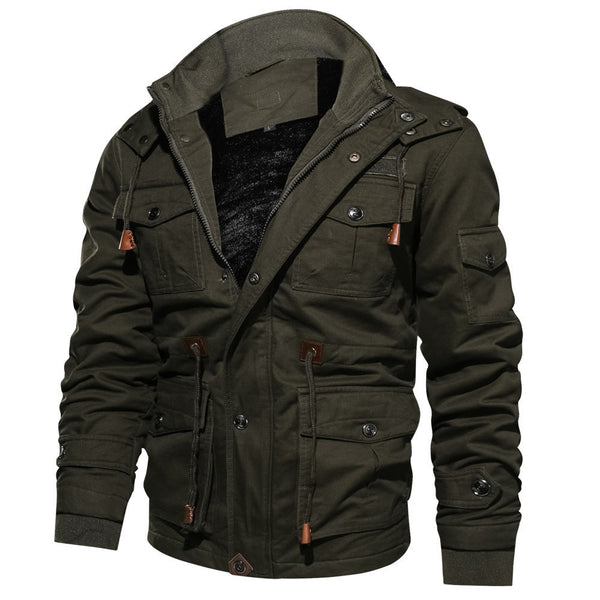 Men's Leisure Washed-out Coat