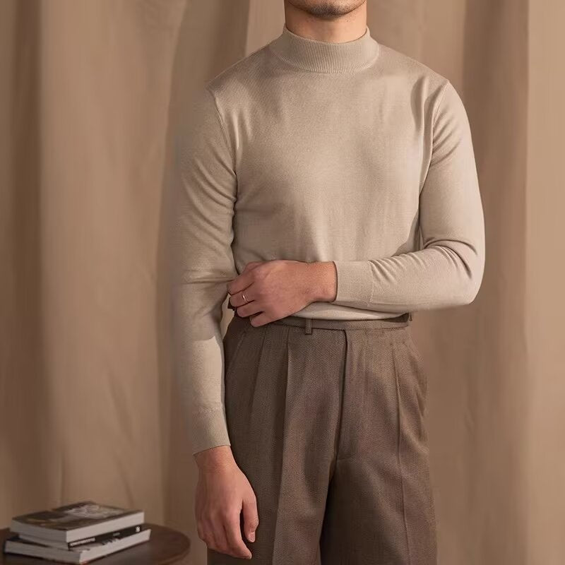 Turtleneck Slim Fit All-matching Warm Bottoming Sweater