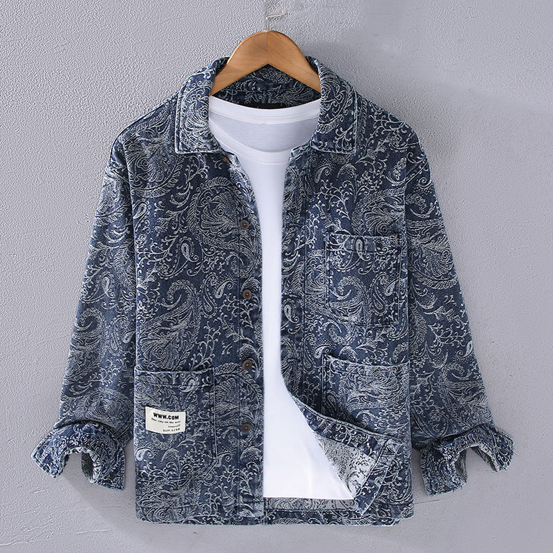 Heavy Craft Wash Denim shirt jacket