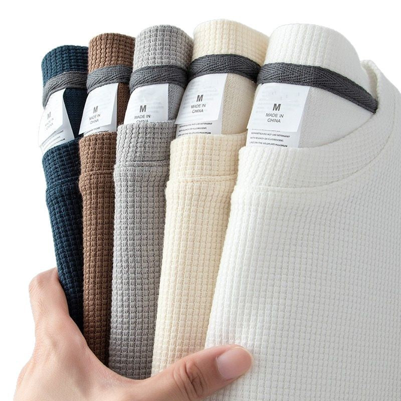 Summer Japanese Round Neck Half Sleeve Top Loose Casual Solid Color t-shirt